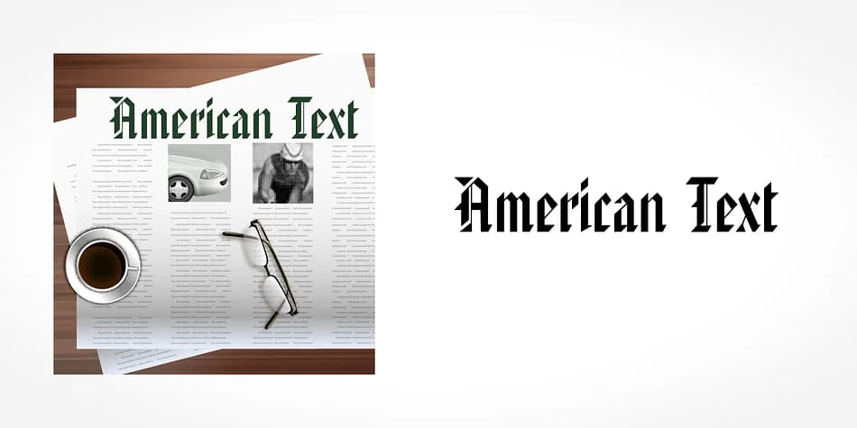 American Text by SoftMaker — Blackletter Font