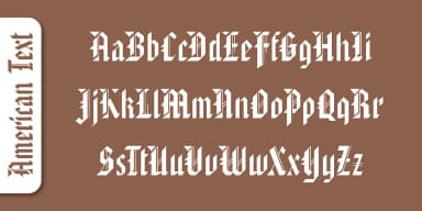 American Text by SoftMaker — Blackletter Font — thumbnail 2