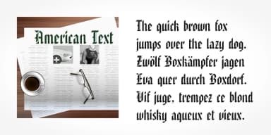 American Text by SoftMaker — Blackletter Font — thumbnail 4