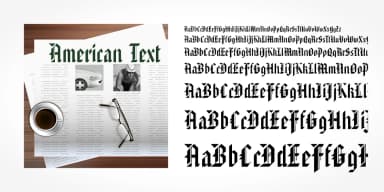 American Text by SoftMaker — Blackletter Font — thumbnail 5
