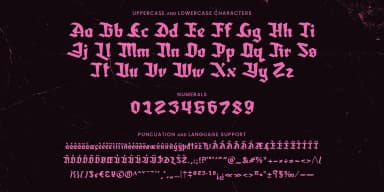 Amortem by Wingsart Studio — Display Font — thumbnail 3