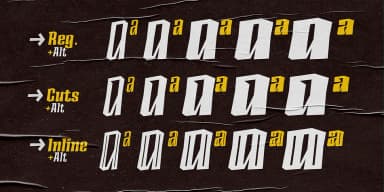 Ancoa Slanted by Rodrigo Typo — Display Font — thumbnail 4