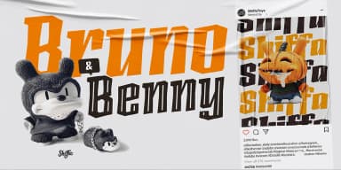 Ancoa Slanted by Rodrigo Typo — Display Font — thumbnail 8