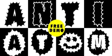 Anti Atom Font by Typo Graphic Design — Display Font — thumbnail 2