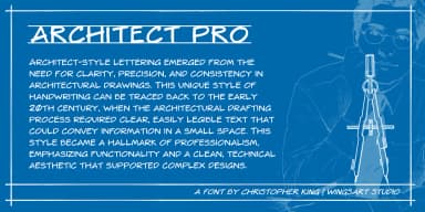 Architect Pro by Wingsart Studio — Display Font — thumbnail 2