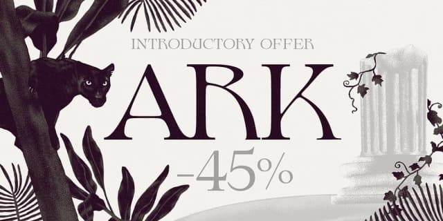 Ark by Fenotype — Decorative Font