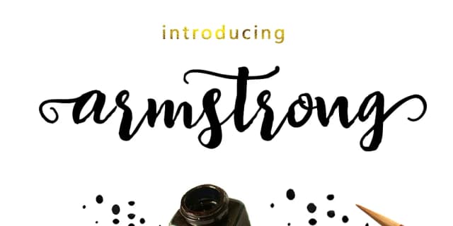 Armstrong by Genesislab — Script Handwritten Font