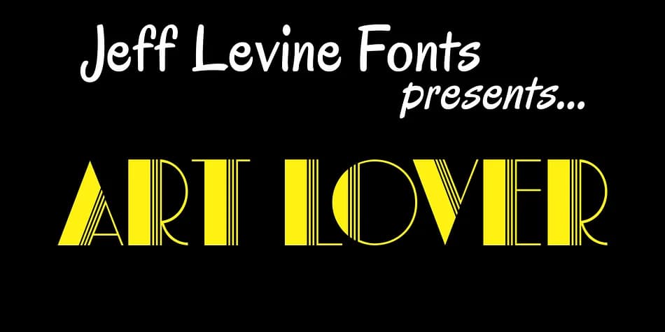 ART LOVER JNL by Jeff Levine Fonts — Decorative Font