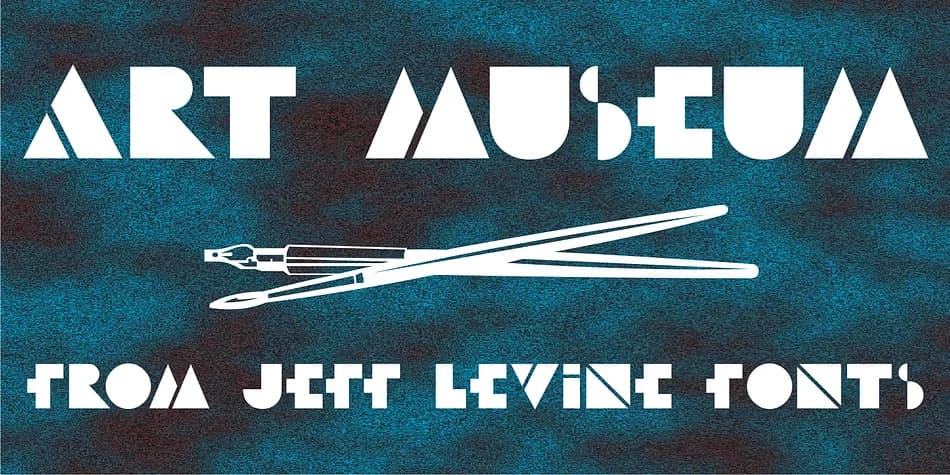 ART MUSEUM JNL by Jeff Levine Fonts — Decorative Font