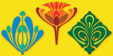 Art Nouveau by Gerald Gallo Fonts — Dingbats Font — thumbnail 2