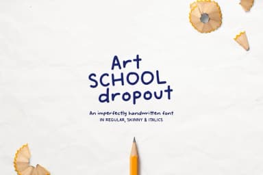 ART SCHOOL DROPOUT by MakeMediaCo. — Decorative Font — thumbnail 1