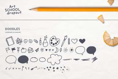 ART SCHOOL DROPOUT by MakeMediaCo. — Decorative Font — thumbnail 9