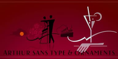 Arthur Sans by Andreas Stötzner — Decorative Font — thumbnail 6