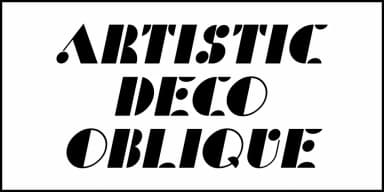 Artistic Deco JNL by Jeff Levine Fonts — Decorative Font — thumbnail 4