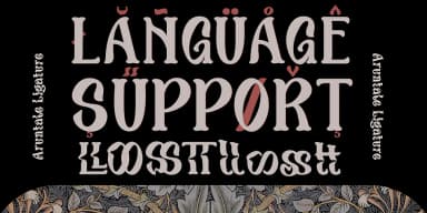 Aruntale by TypeClassHeroes — Decorative Font — thumbnail 8