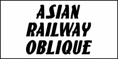 ASIAN RAILWAY JNL by Jeff Levine Fonts — Display Font — thumbnail 4
