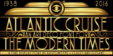 Atlantic Cruise by Kustomtype — Decorative Font — thumbnail 3