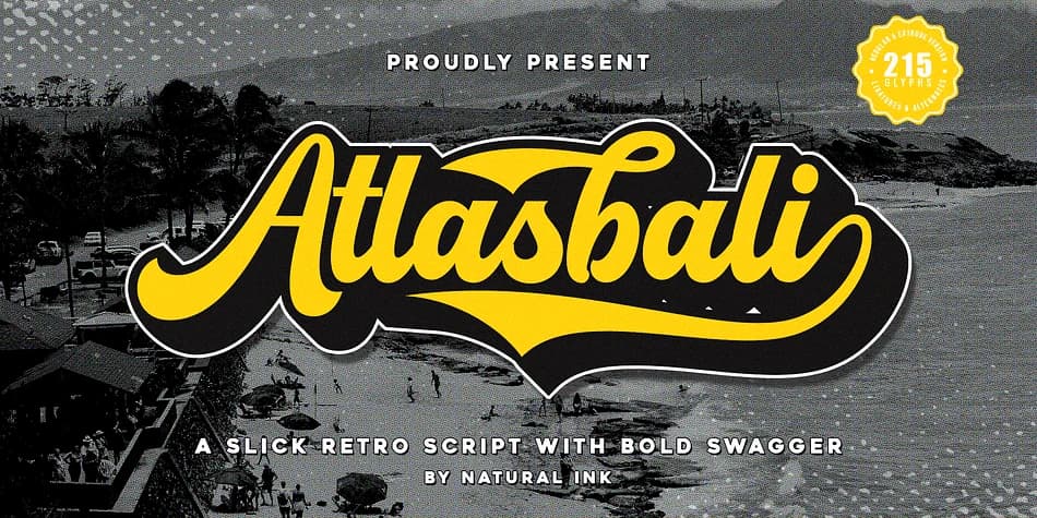 Atlasbali by Natural Ink — Script Handwritten Font