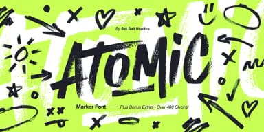ATOMIC by Set Sail Studios — Display Font — thumbnail 1