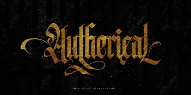 Autherical by Seventh Imperium — Blackletter Font — thumbnail 1