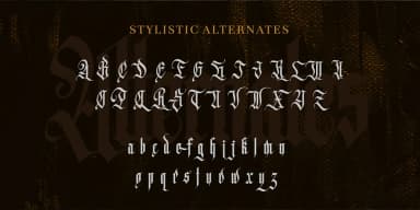 Autherical by Seventh Imperium — Blackletter Font — thumbnail 3