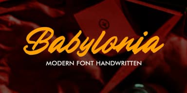 Babylonia by Gatype — Script Handwritten Font — thumbnail 1