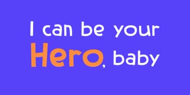 Backyard Hero by Hanoded — Decorative Font — thumbnail 2