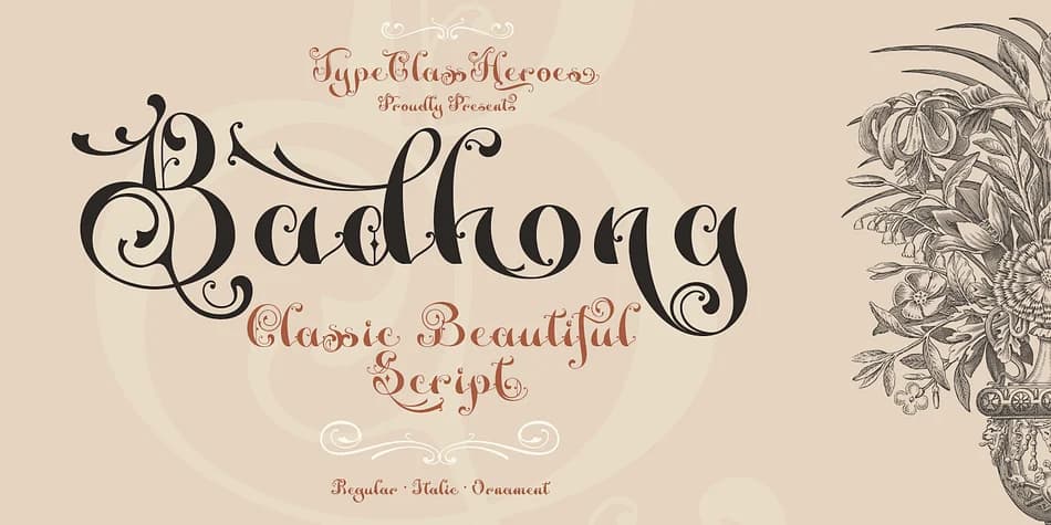 Badhong by TypeClassHeroes — Decorative Font