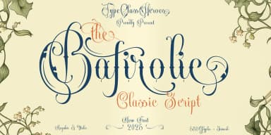 Bafirolic by TypeClassHeroes — Decorative Font — thumbnail 1