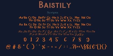 Baistily Duo by Aditastudios — Display Font — thumbnail 2
