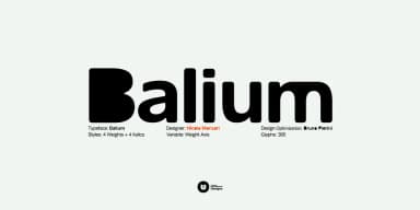 Balium by Unio Creative Solutions — Display Font — thumbnail 1