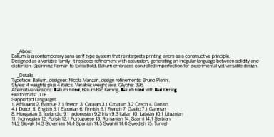 Balium by Unio Creative Solutions — Display Font — thumbnail 2