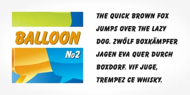 BALLOON NO2 by SoftMaker — Decorative Font — thumbnail 4
