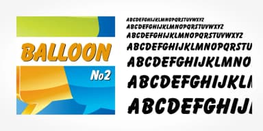 BALLOON NO2 by SoftMaker — Decorative Font — thumbnail 5