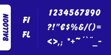 Balloon Pro by SoftMaker — Decorative Font — thumbnail 4