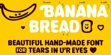 Banana Bread by Typo Graphic Design — Dingbats Font — thumbnail 9