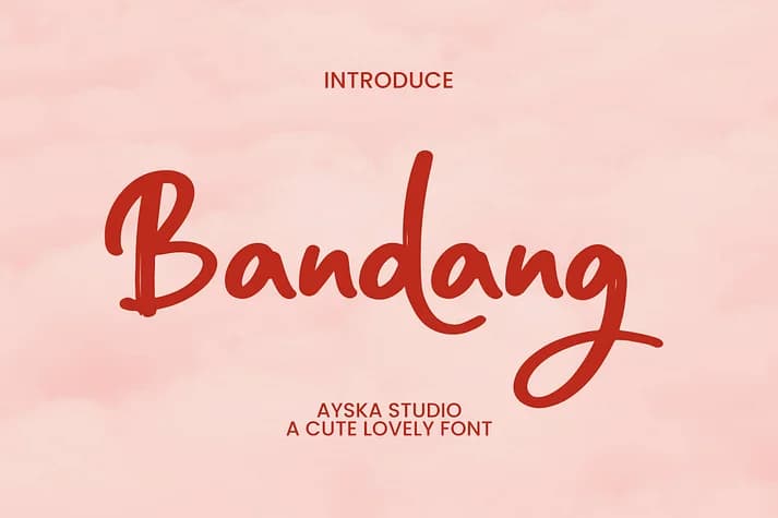 Bandang by Ayska — Script Handwritten Font