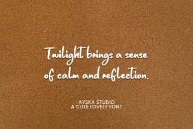 Bandang by Ayska — Script Handwritten Font — thumbnail 3