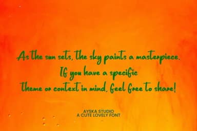 Bandang by Ayska — Script Handwritten Font — thumbnail 4