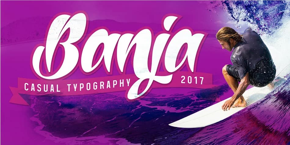 Banja by Typogama — Script Handwritten Font