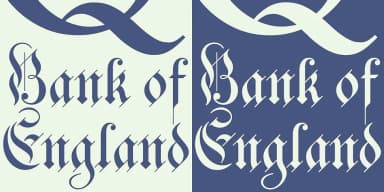 Bank of England by K-Type — Blackletter Font — thumbnail 1