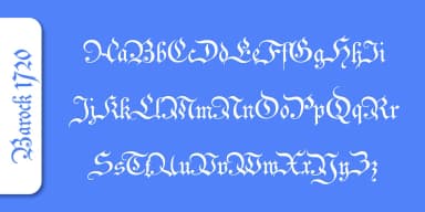 Barock 1720 by SoftMaker — Blackletter Font — thumbnail 2