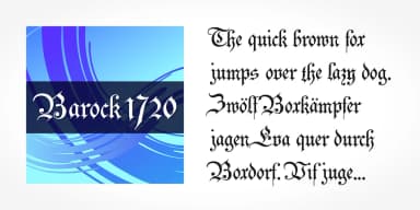 Barock 1720 by SoftMaker — Blackletter Font — thumbnail 4
