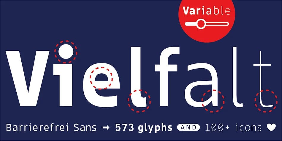 Barrierefrei Sans by Typo Graphic Design — Dingbats Font