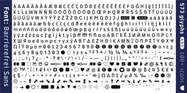 Barrierefrei Sans by Typo Graphic Design — Dingbats Font — thumbnail 8