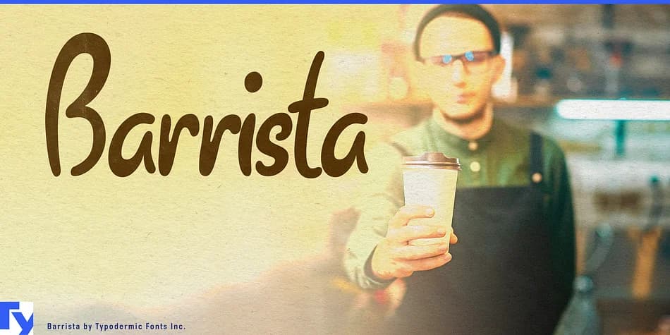 Barrista by Typodermic Fonts Inc. — Script Handwritten Font
