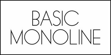 BASIC MONOLINE JNL by Jeff Levine Fonts — Decorative Font — thumbnail 2