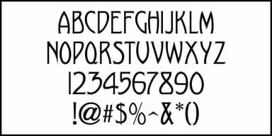 Bathing Casino by Jeff Levine Fonts — Decorative Font — thumbnail 3