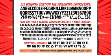 Battle Scarred by Comicraft — Decorative Font — thumbnail 4