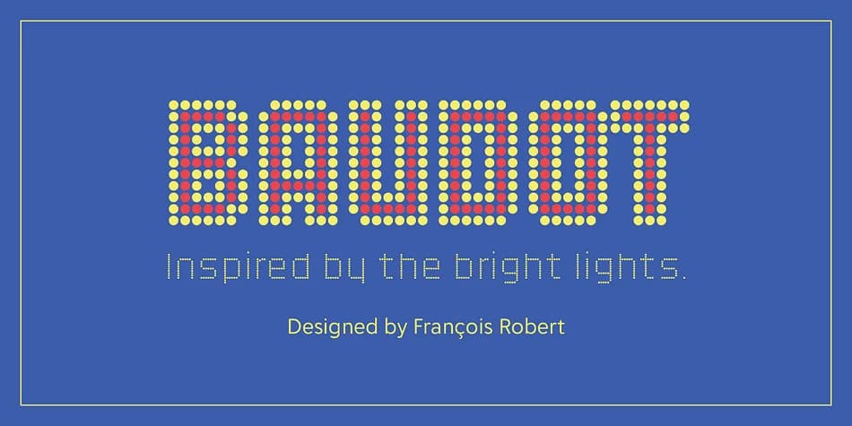 Baudot by Delve Fonts — Decorative Font